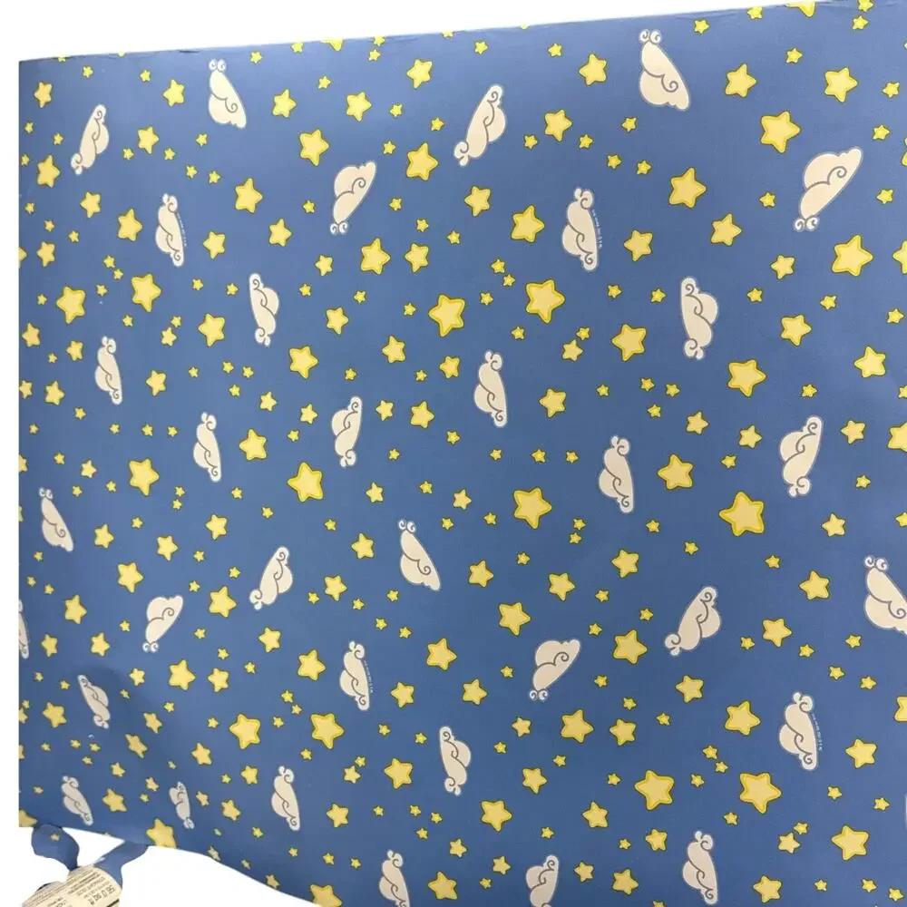 Imperial Looney Tunes LT4241 Vintage Blue Sky Blue Cloud Yellow Star Wallpaper